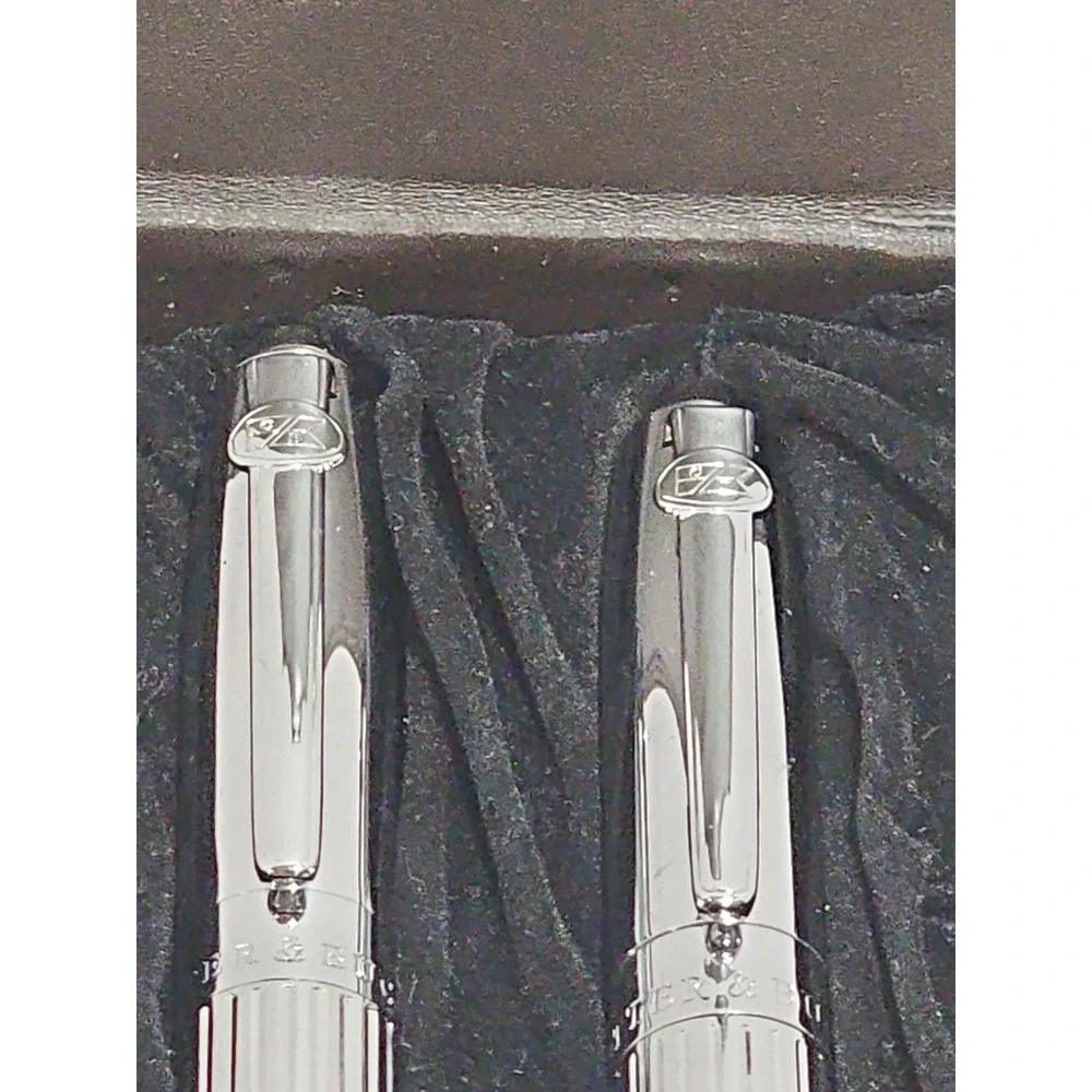Vintage Cutter & Buck Pen Set In Original Leather Case